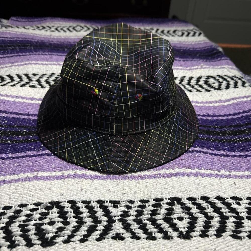 Target pride rainbow plaid bucket